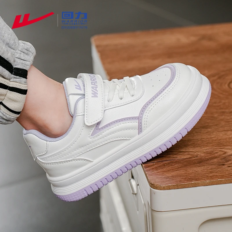 回力童鞋女童板鞋低帮休闲鞋女春季2025新款中大童运动鞋儿童鞋子