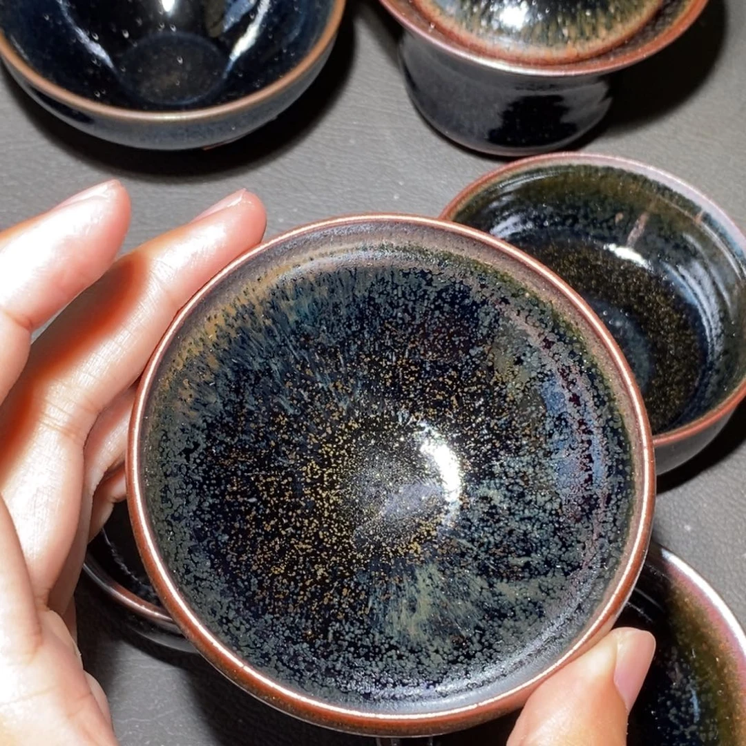 清***淮茶盏建盏主人杯一只