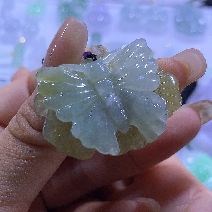 翡翠未镶嵌颈饰天然翡翠A货吊坠