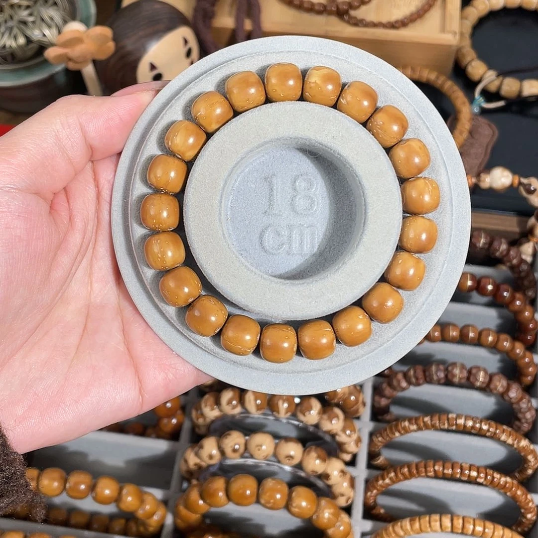 紫金鼠手串10.5小黄油老型半实心