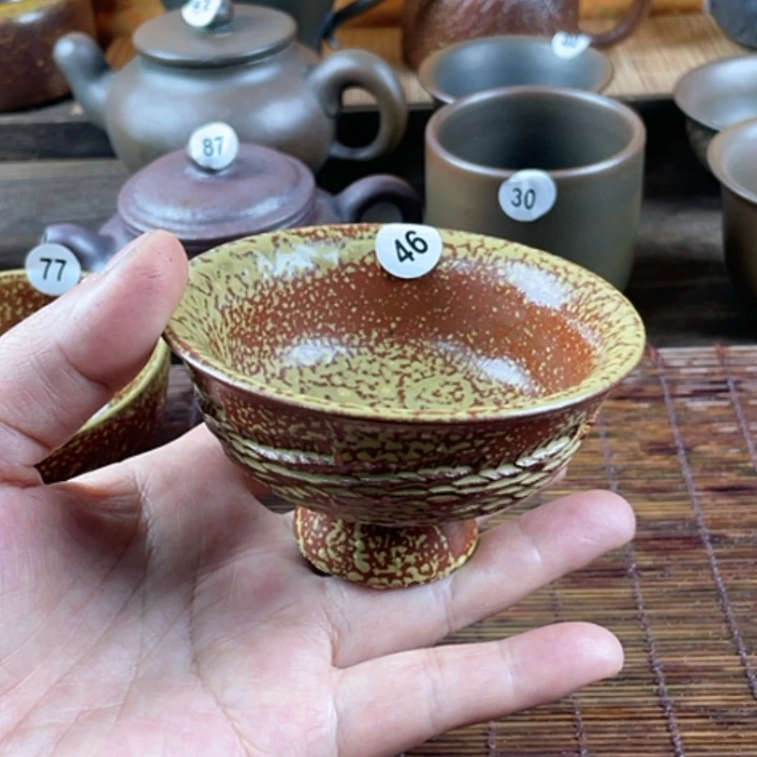 【闪购商品】柴烧主人杯100毫升左右微瑕