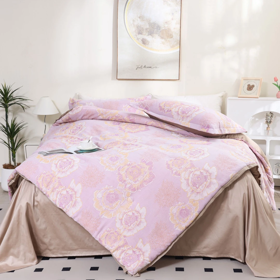 【四件套-夏末未央】200*230cm高精密纯棉提花四件套