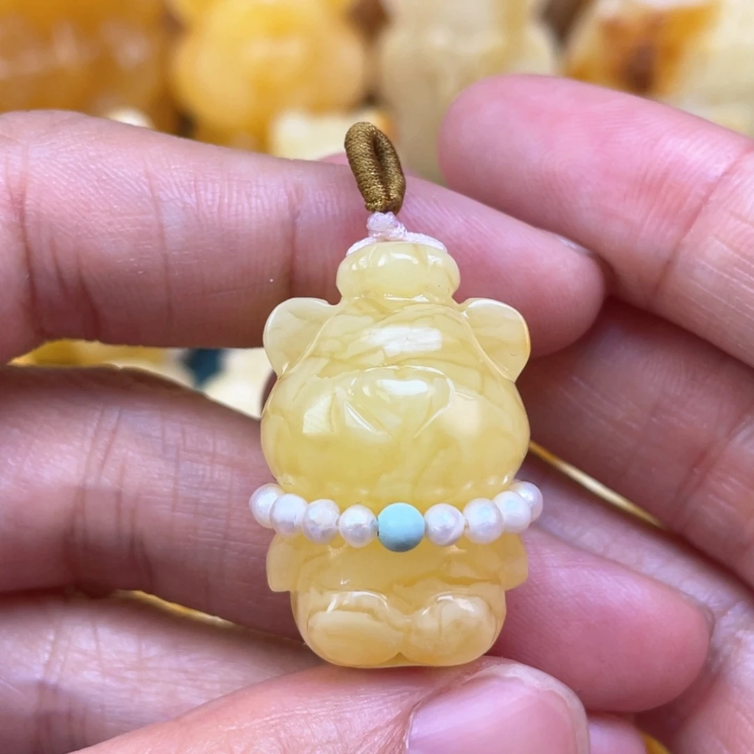 未镶嵌琥珀裸石蜜蜡