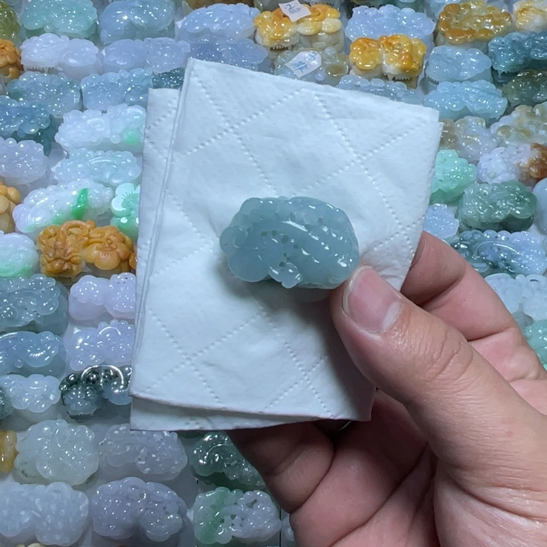 翡翠未镶嵌颈饰天然