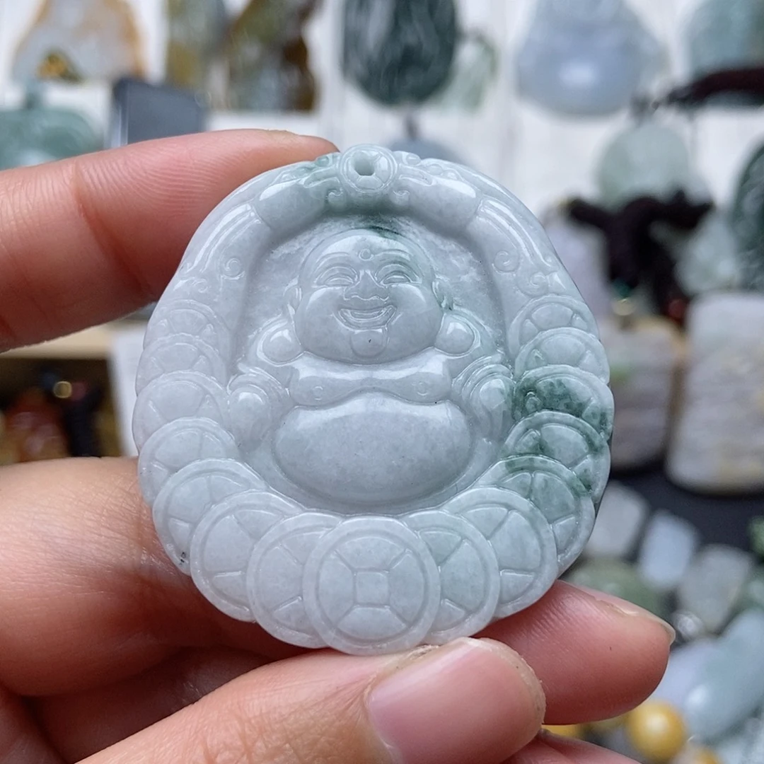 翡翠吊坠(不含链)未镶嵌翡翠