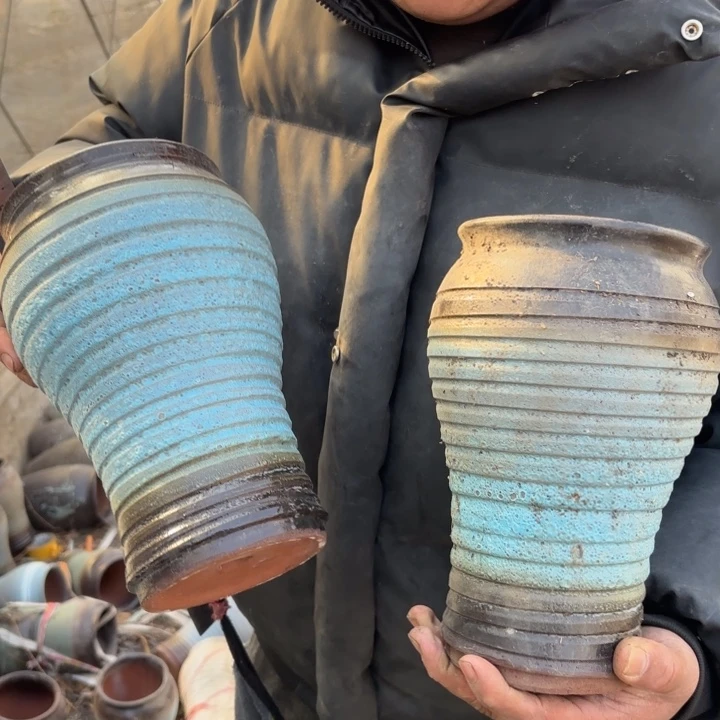 红陶口径 高度 花盆 14 25