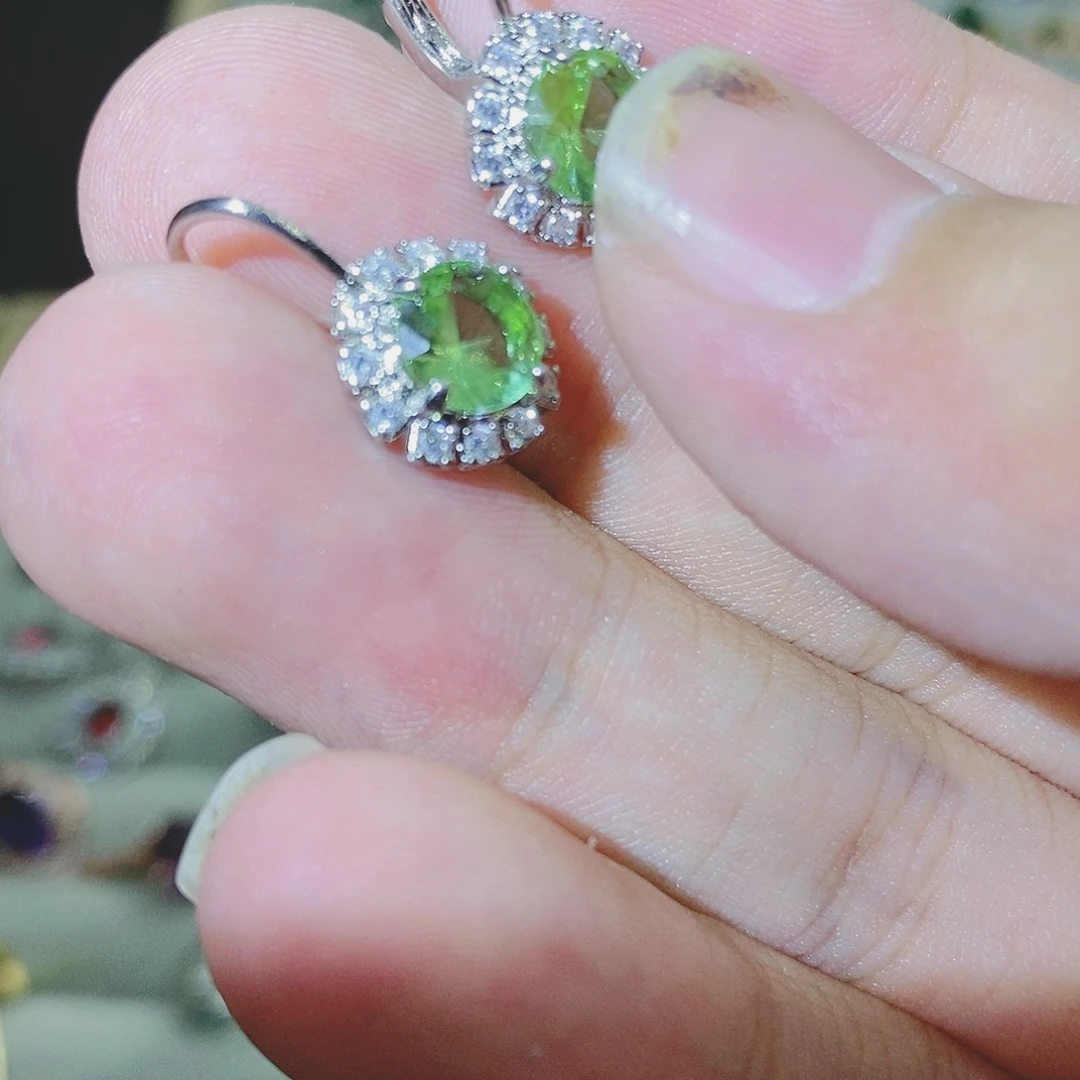 【闪购商品】水晶戒指银S925镶嵌