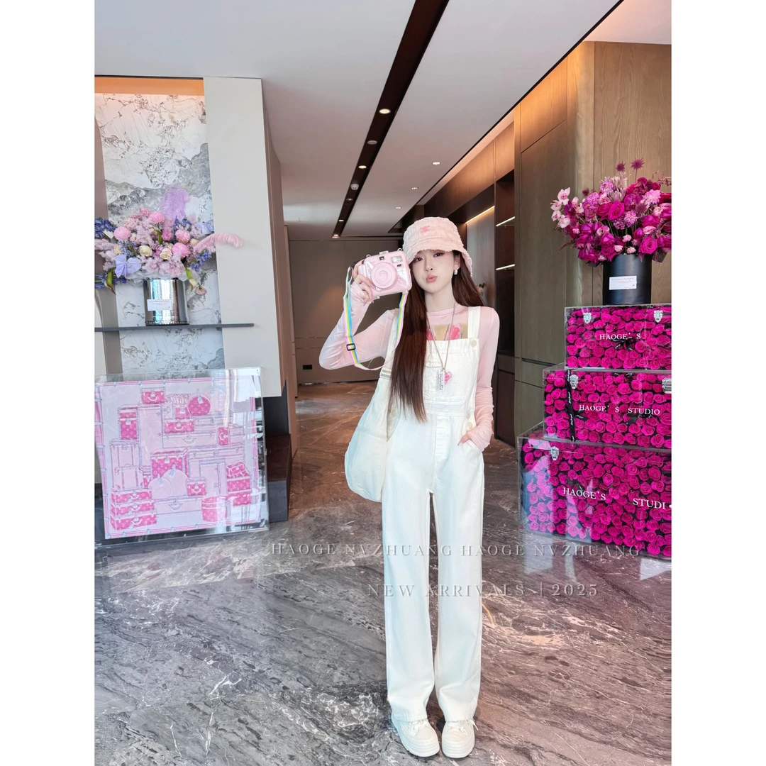 浩哥严选●背带裤预C5BDK0360A显瘦时尚网红休闲减龄百搭简版气质