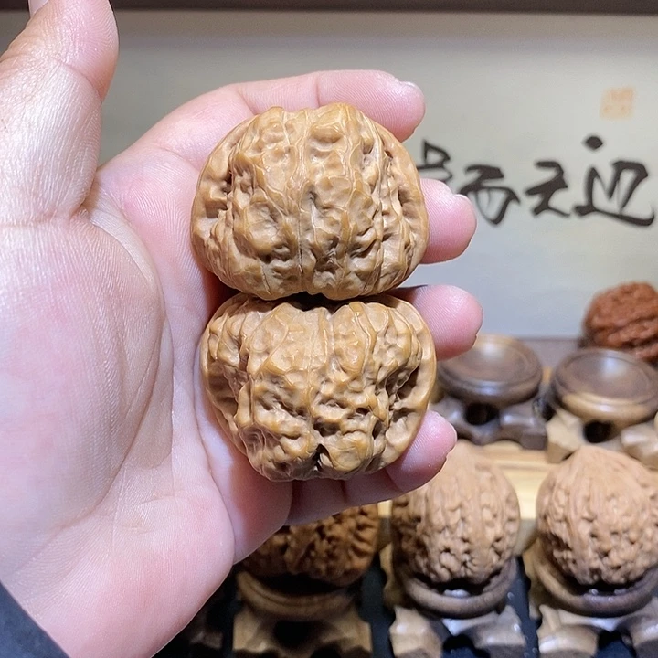 文玩核桃把件╲***╲41蓟县蛤蟆头有修
