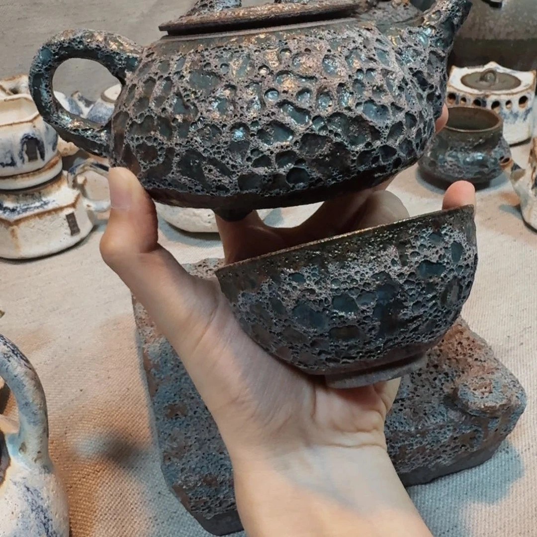 虫洞系列石瓢壶一把一把