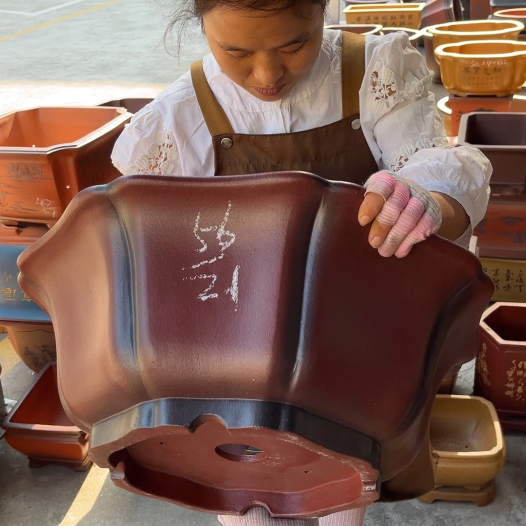 紫砂花盆盆景艺术