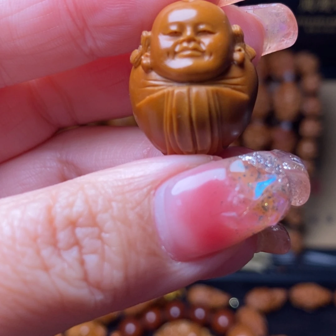 【闪购商品】橄榄核手串/手链玉****鱼橄榄核雕工艺