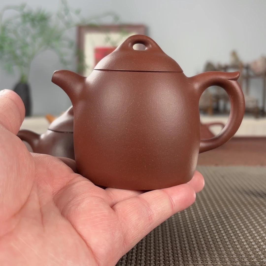 紫砂茶壶黄龙山原矿紫砂壶200