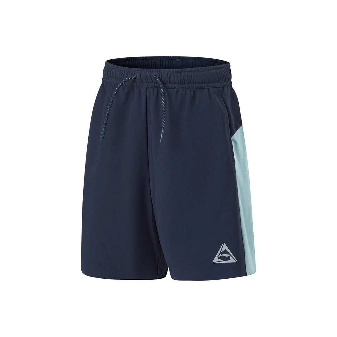 LI-NING/李宁男大童体能系列反光冰感舒适宽松针织运动短裤079-2