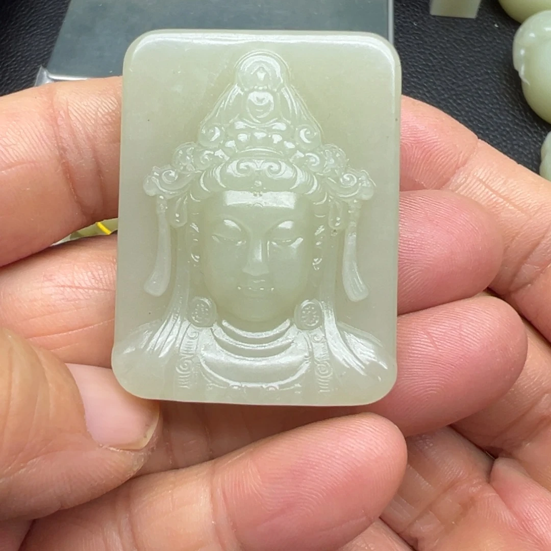 和田玉（糖玉）未镶嵌吊坠(不含链)