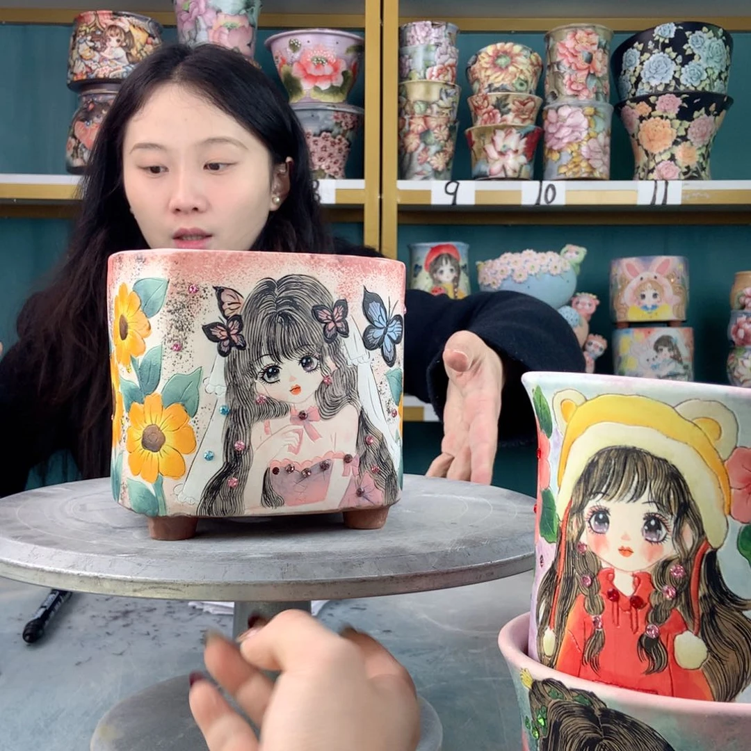 罐景德镇手工瑕疵67