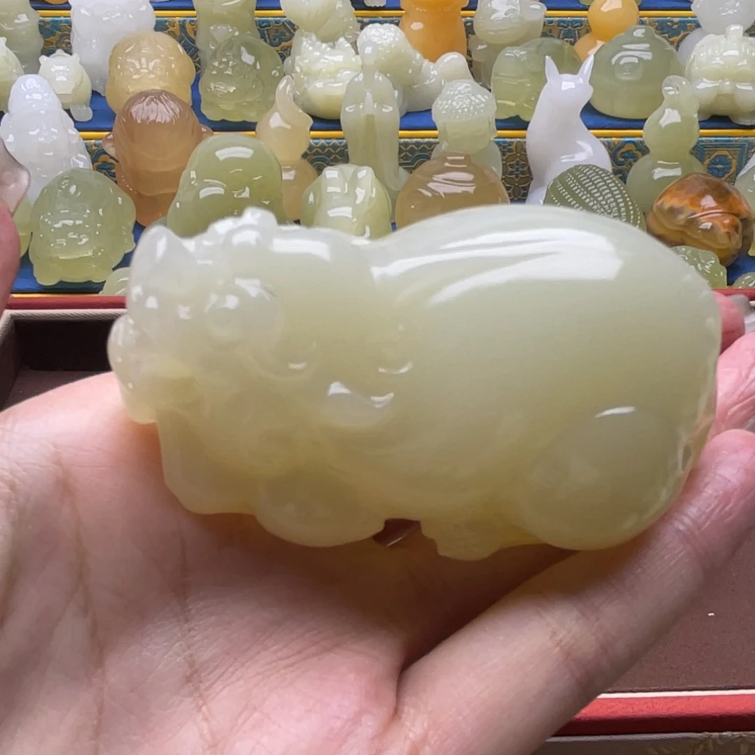 随***至玉天然桌面摆放摆件