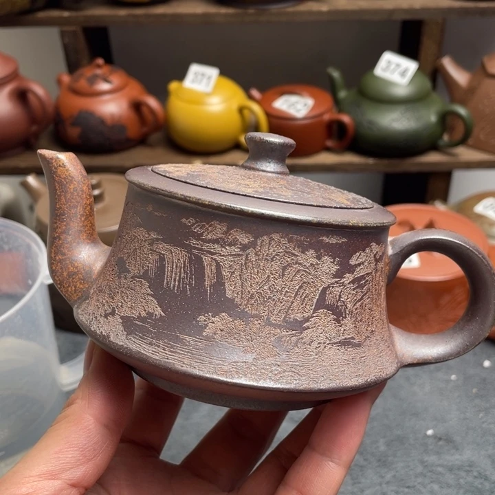 茶壶紫砂紫砂微瑕