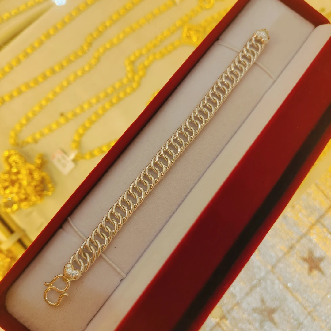 足银手镯 金泉黄金加工销售店kumux bilayzuk单独女款