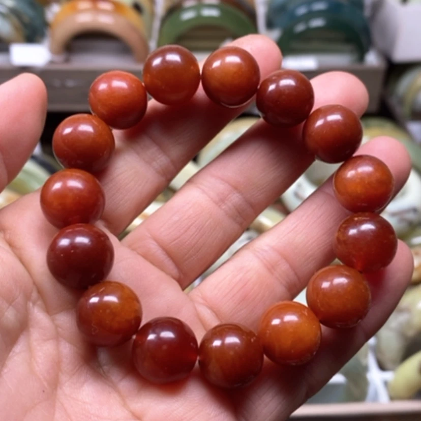 【闪购商品】蛇纹石玉手镯未镶嵌小****う