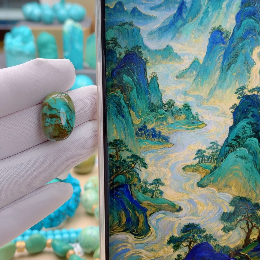 未镶嵌绿松石精品