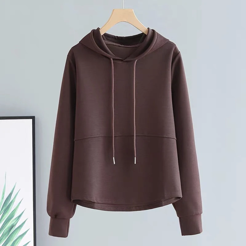 5898#新款女装加绒卫衣