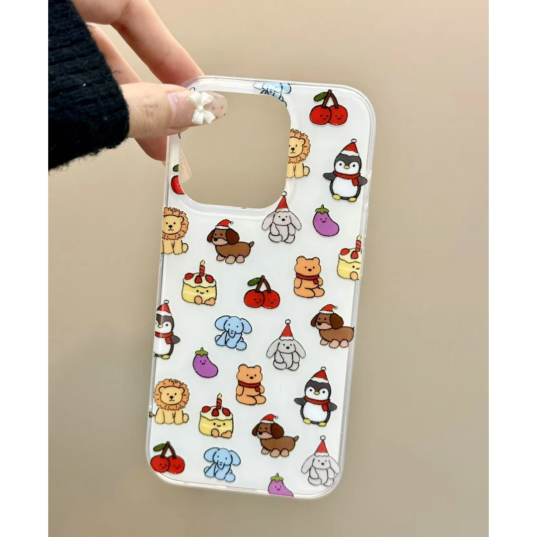 冬日Jellycat适用苹果15promax手机壳iPhone16/14创意13/12可爱