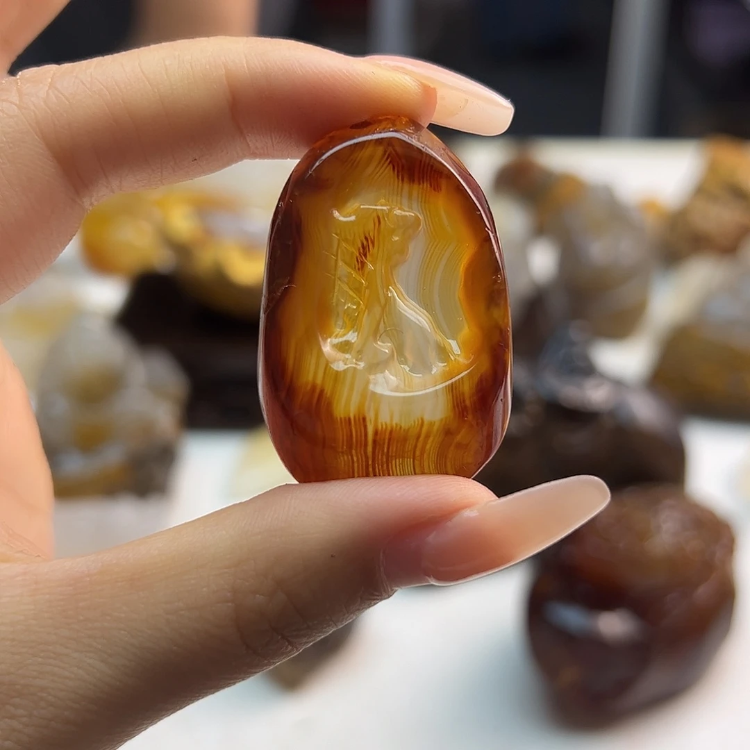 玛瑙/玉髓合金颈饰