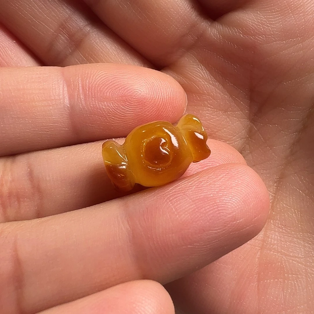 蜜蜡颈饰未镶嵌糖果（打孔不退换）