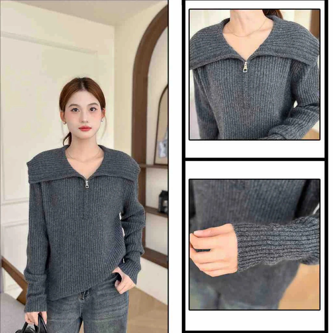 安燕姿65785 高品质面料冬款大码女装蜜熊绒毛衣