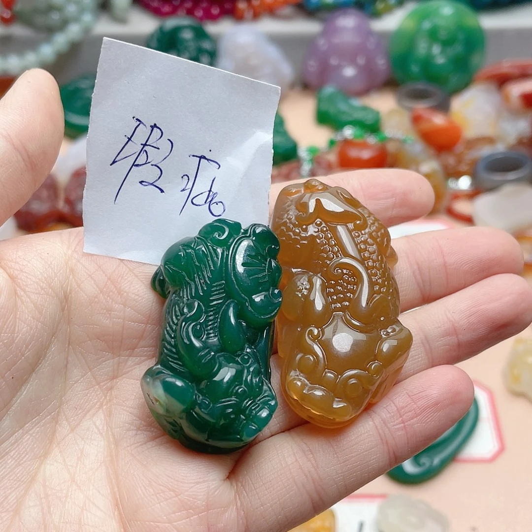 玛瑙/玉髓颈饰合金木*啊