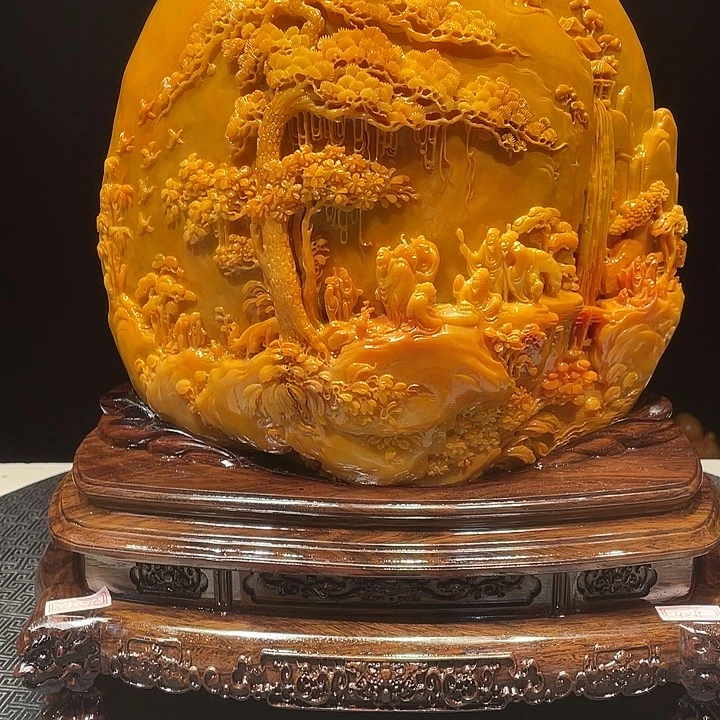 现***自寿山石山水画作品欣赏