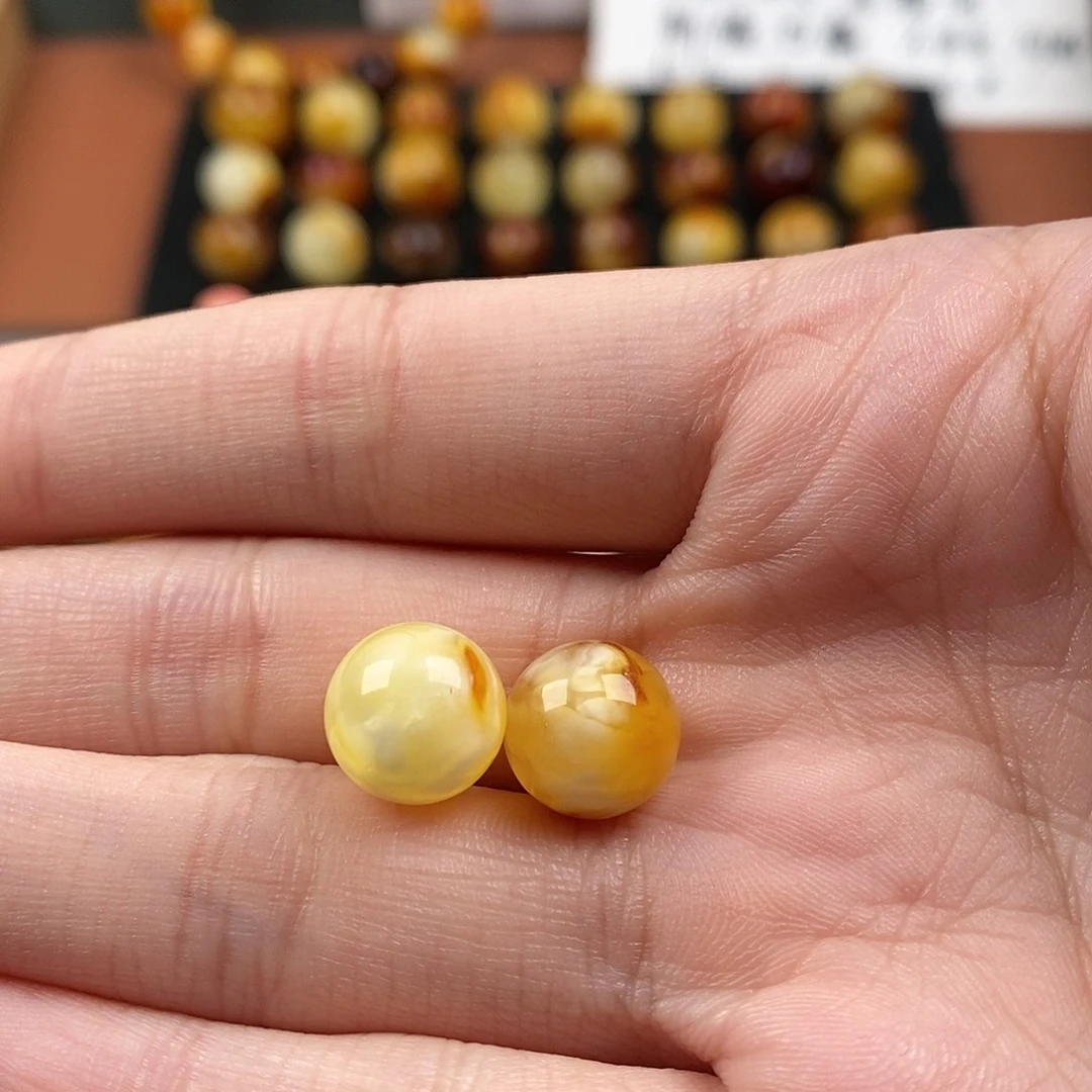 蛮***啡蜜蜡未镶嵌裸石蜜蜡
