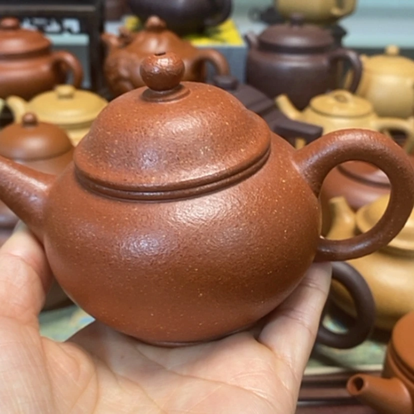 【闪购商品】紫砂茶壶红降坡全手工