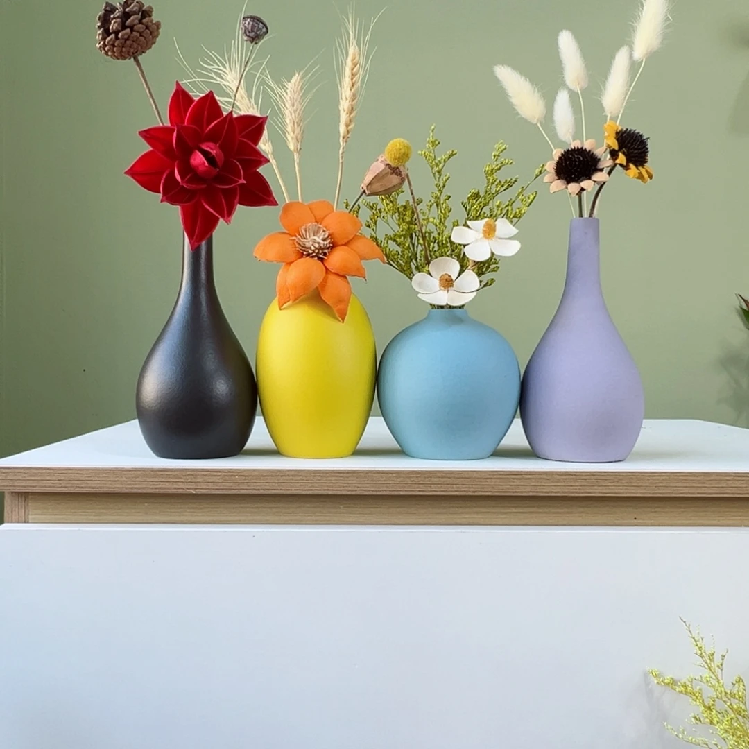 摆件花瓶带花高度20-30厘米左右