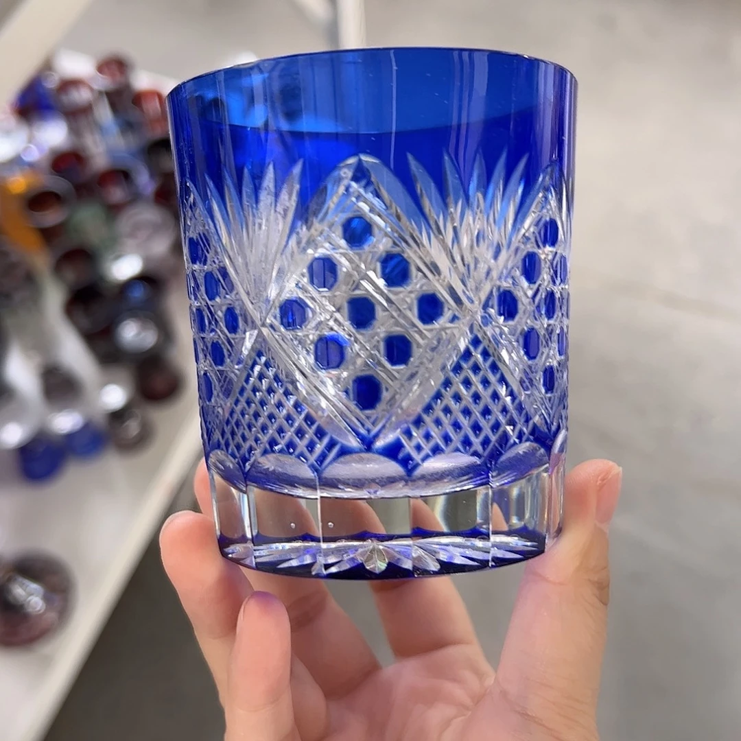 水晶玻璃高脚款微瑕一个