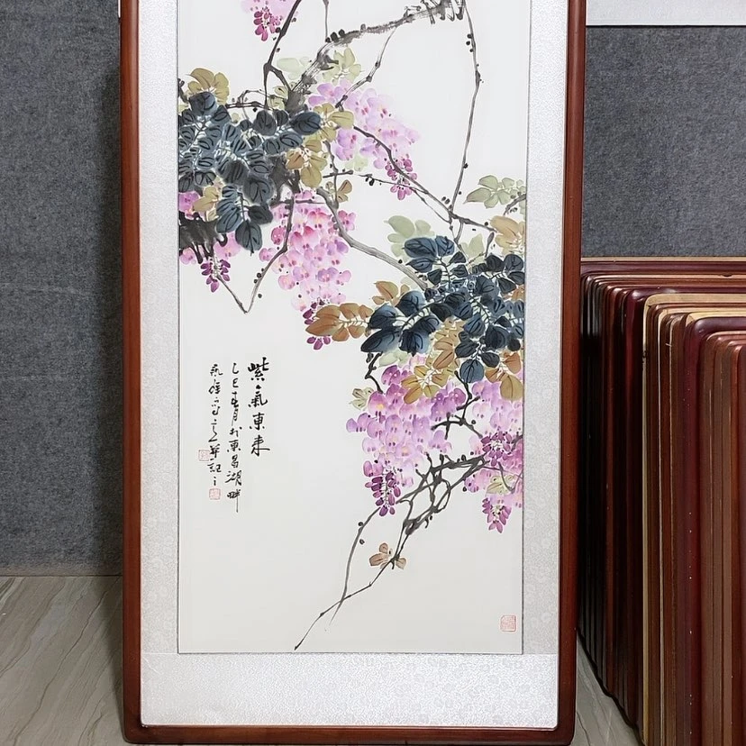 【闪购商品】国画汉**哥书画作品带框123×63