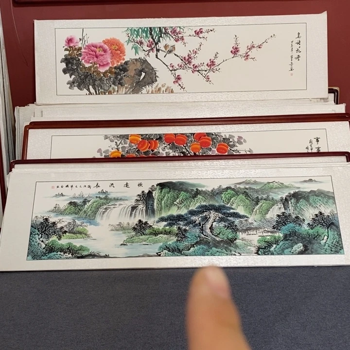 国画215*65尺寸好看好看带框