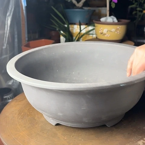 紫砂宜兴紫砂花盆花盆大紫40