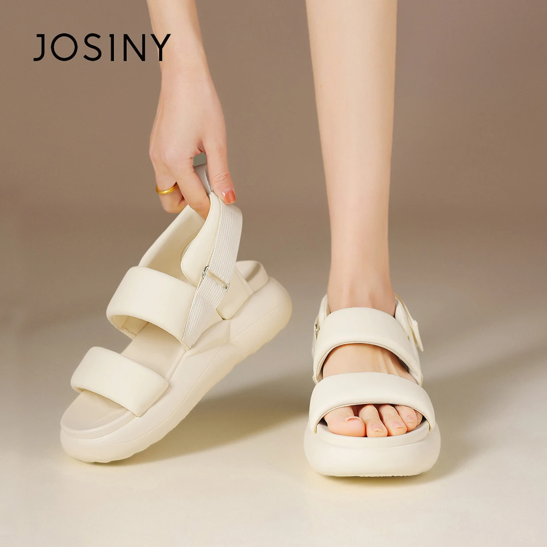 厚底凉鞋女款新款夏季踩屎感外穿休闲运动凉鞋