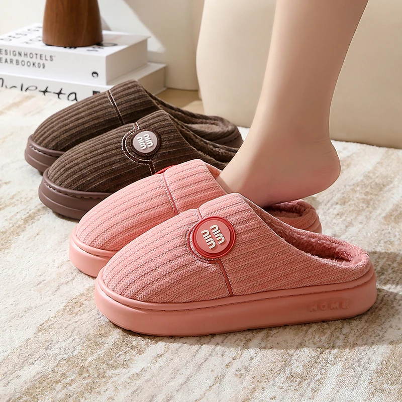 eva棉拖鞋男女士冬季外穿新款室内家居保暖防滑厚底棉鞋男