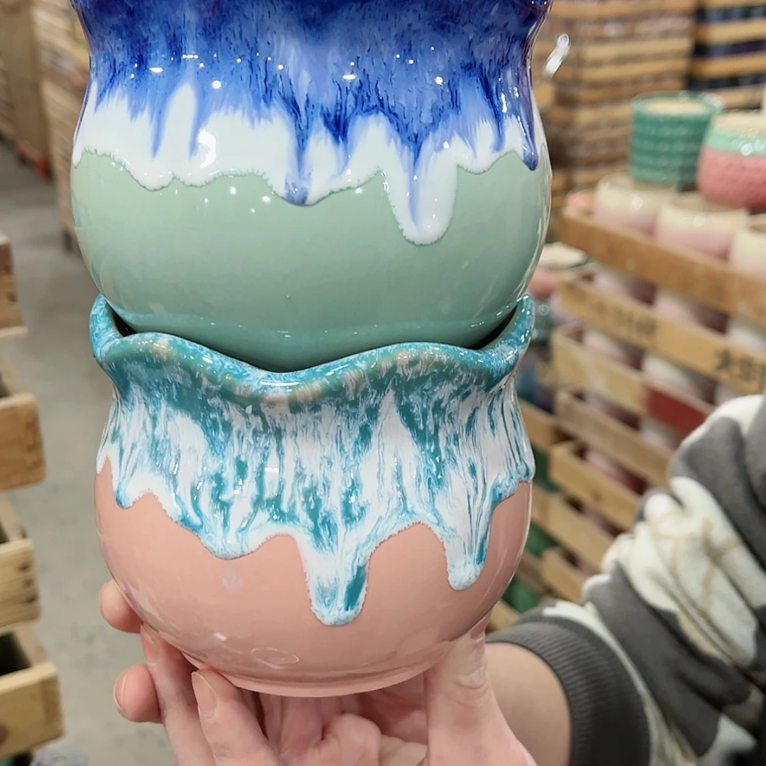 【闪购商品】陶瓷陶瓷多肉植物花盆