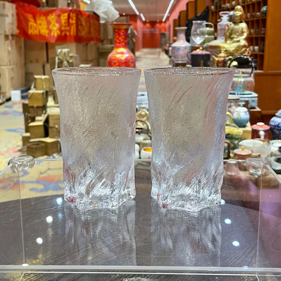 【闪购商品】玄冰玻璃杯高杯一对，999224