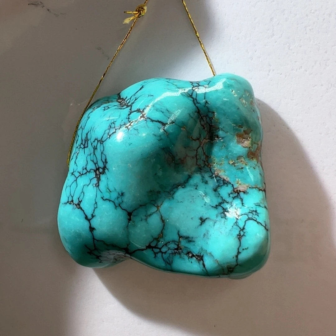 绿松石未镶嵌挂件