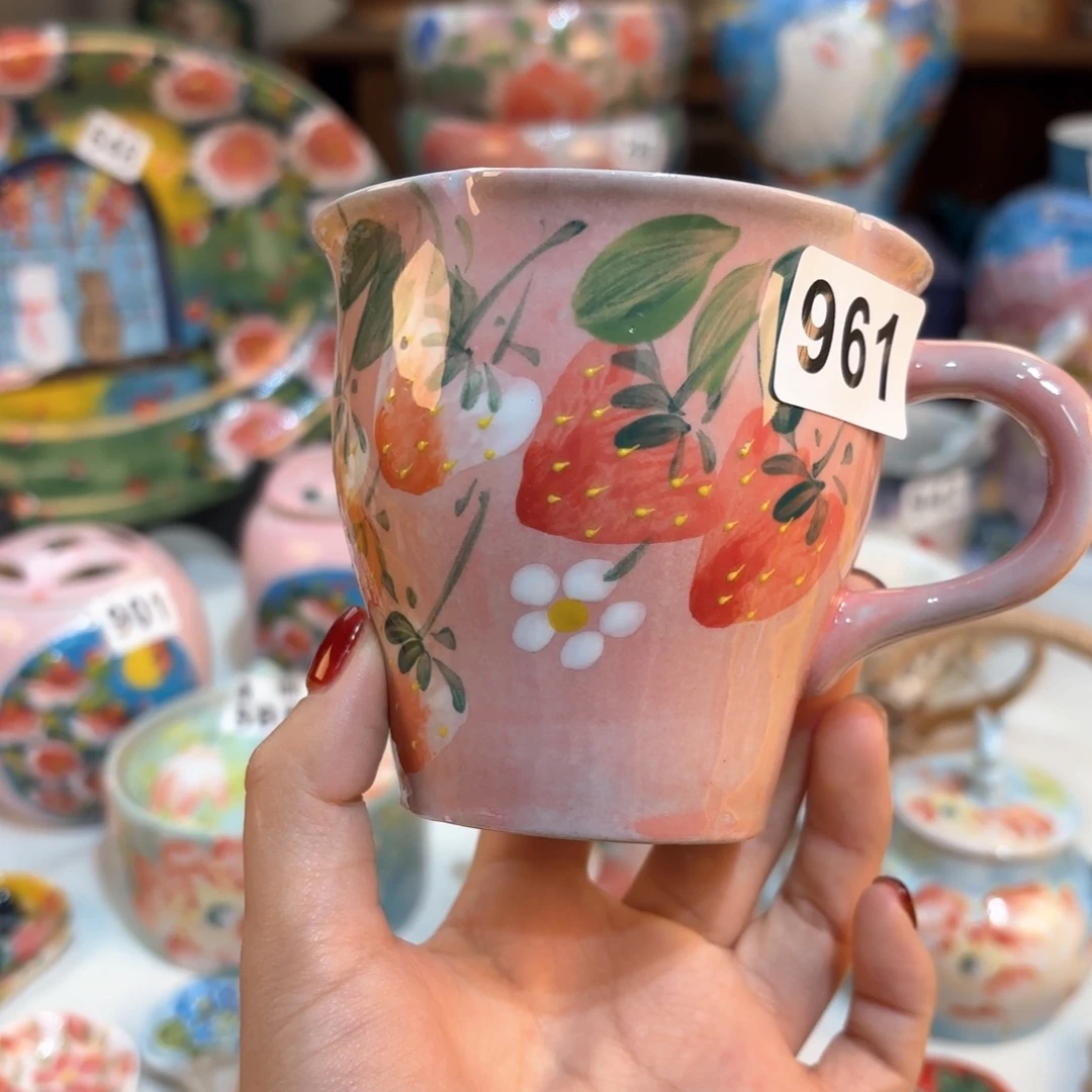 景德镇手绘高温釉下彩陶瓷茶具