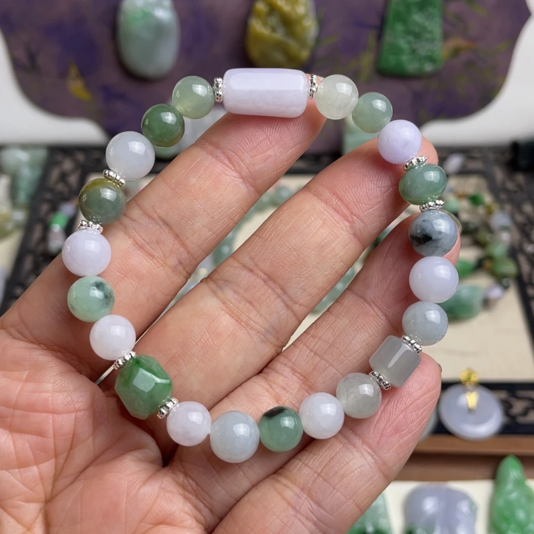 翡翠未镶嵌手链特价手链