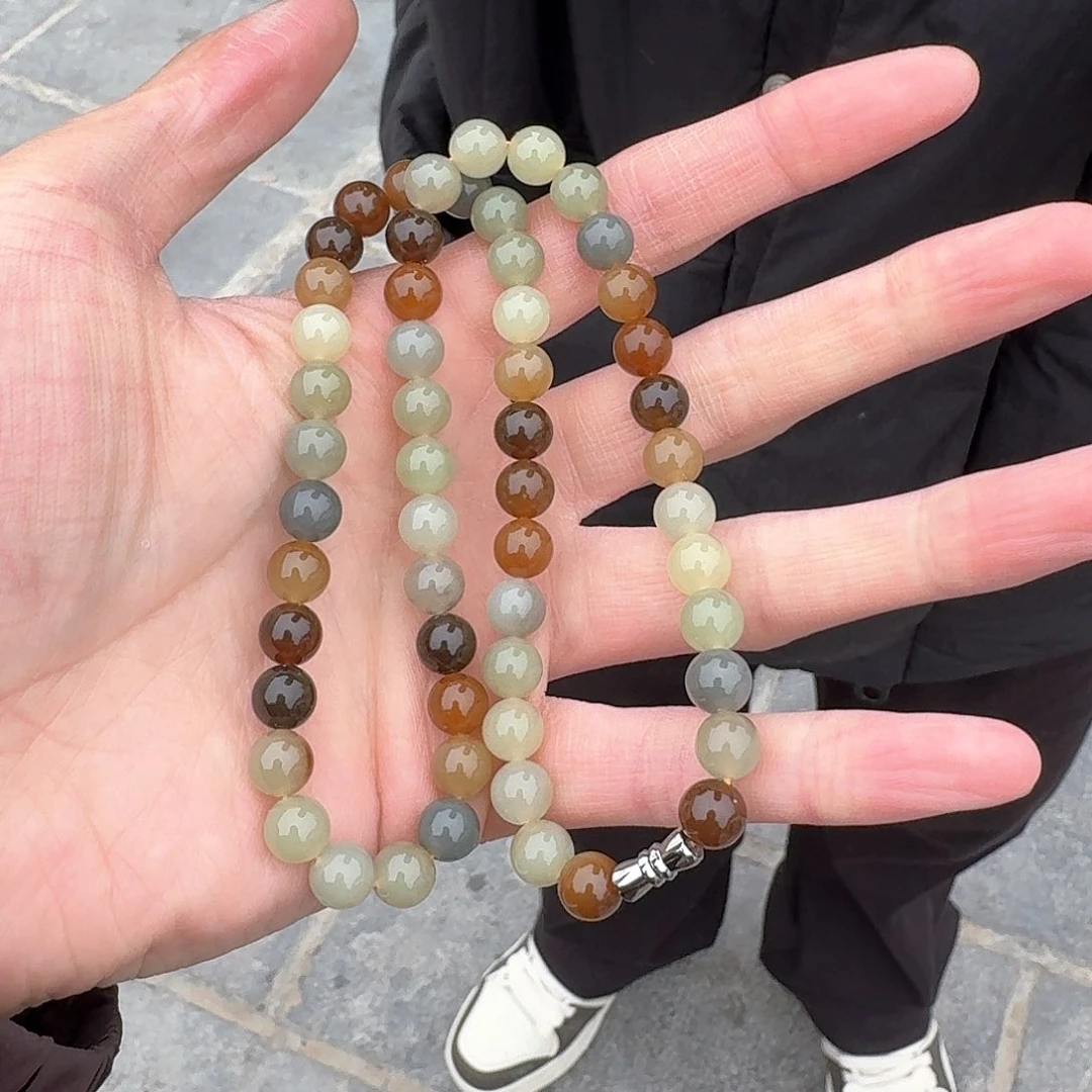 和田玉项链未镶嵌211福哥卡8左右