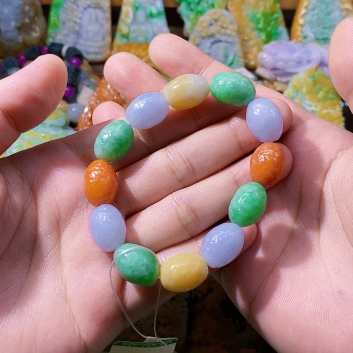 未镶嵌定制翡翠向*翡翠珠链