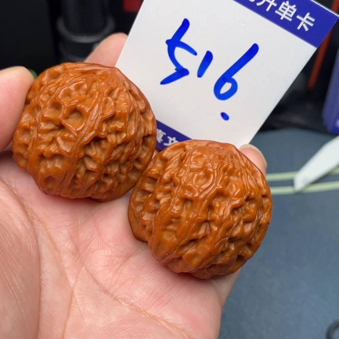 把件文玩核桃白狮子39