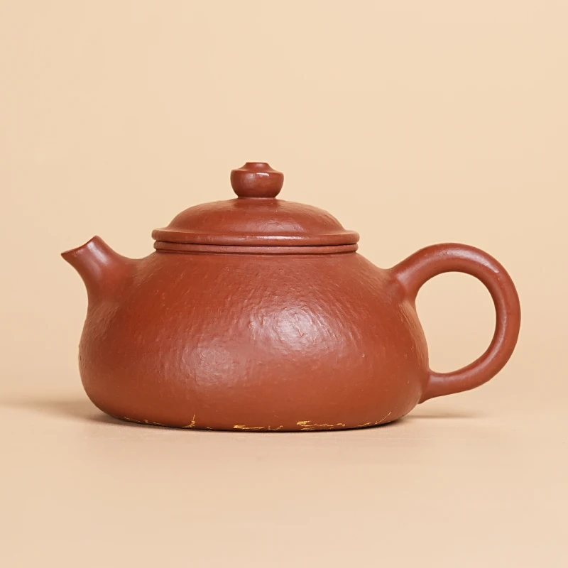 【闪购商品】八目朱泥鱼趣家用紫砂壶G278